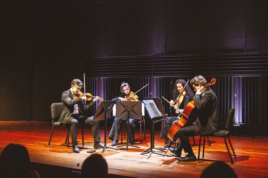 Parallel Quartet auf der Bühne