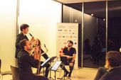 Konzert des Fukio Saxophon Quartetts im Pabellón Mies van der Rohe