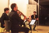 Konzert des Fukio Saxophon Quartetts im Pabellón Mies van der Rohe