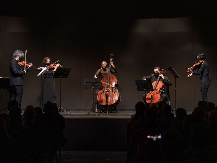 Ensemble Praeteritum bei einem Konzert der Fundación Goethe