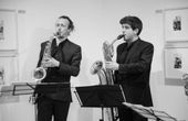 Fotografía de un concierto del Fukio Trio de saxófonos