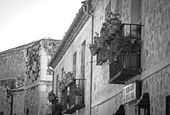 Foto von einer alten spanischen Straße
