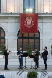 Concierto del Cuarteto de saxofones Fukio en El Escorial