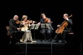 Das Mandelring-Quartett bei einem Konzert für die Fundación Goethe